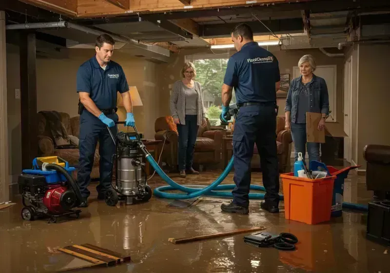 Basement Water Extraction and Removal Techniques process in Brogden, NC